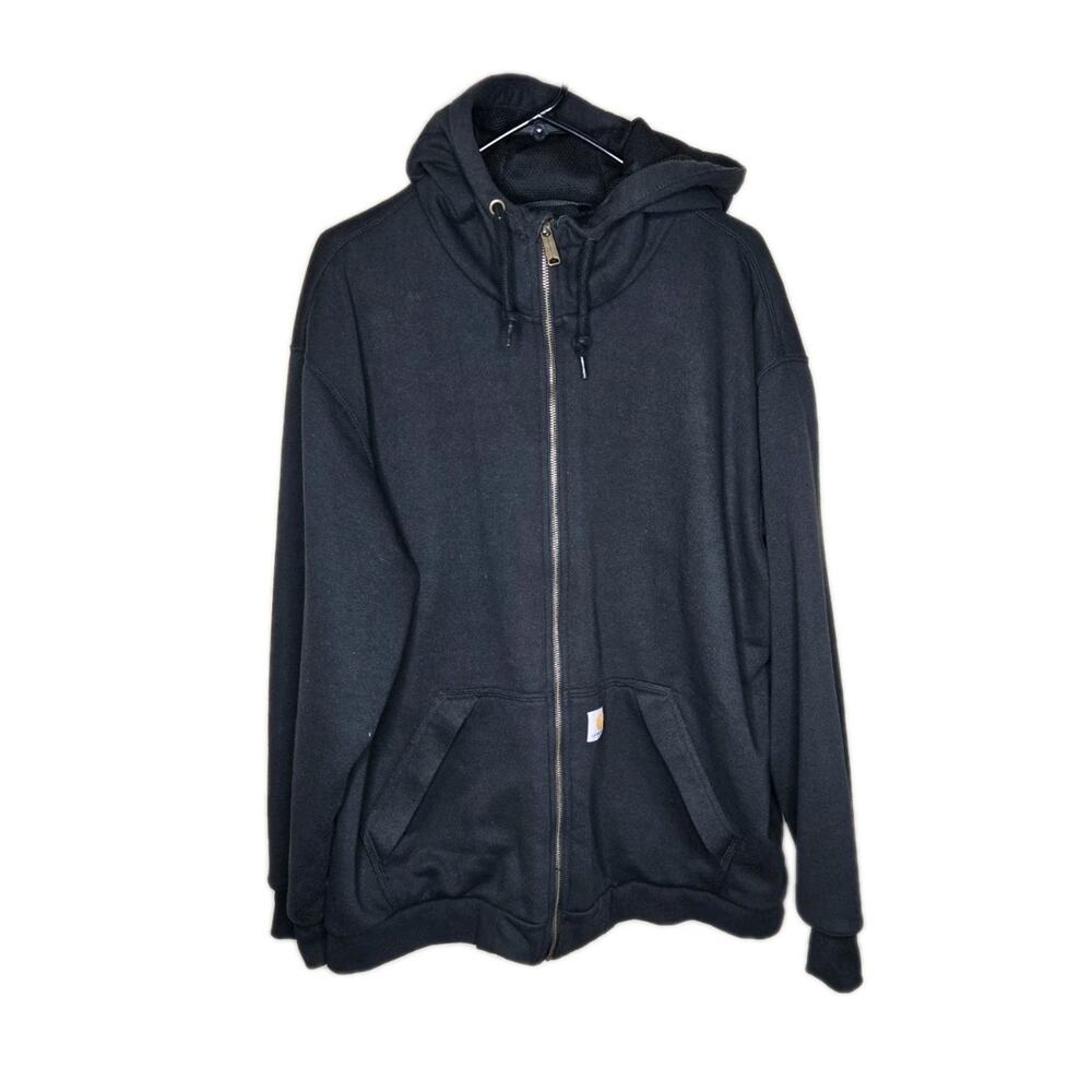 Carhartt Rain Defender Loose Fit Mid Weight Thermal Lined Full Zip XL Hoodie